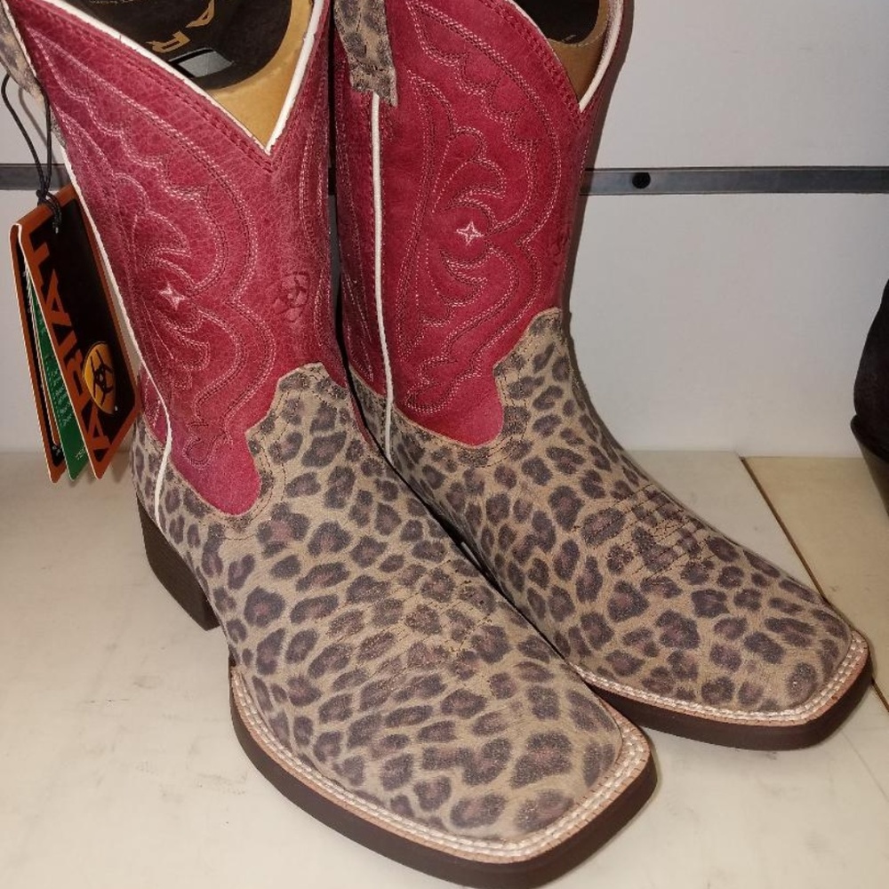 COPY - New Ariat 10010916 Quickdraw Kids Cowgirl …